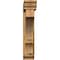 Ekena Millwork Balboa Traditional Rough Sawn Bracket w/ Offset Brace, Western Red Cedar, 6"W x 30"D x 30"H BKT0604X30X30BOA01RWR - alternate 2